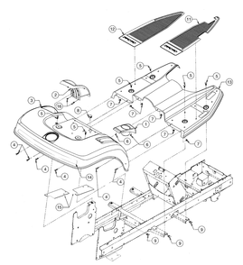 Part Location Diagram of 777D08642 Cub Cadet Label-Lh Reflector